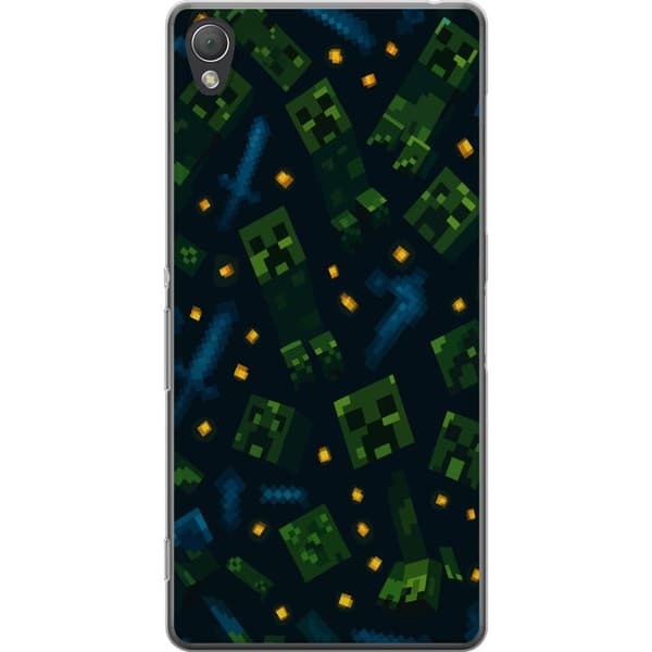 Sony Xperia Z3 Läpinäkyvä kuori Minecraft Dungeons Mob