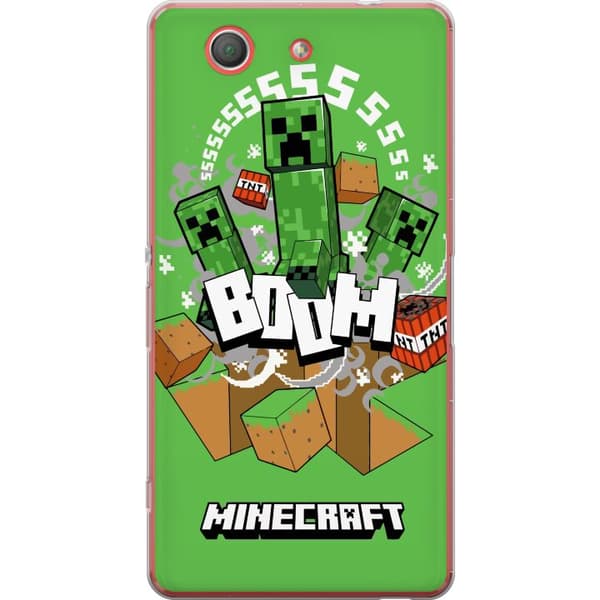 Sony Xperia Z3 Compact Gjennomsiktig deksel Minecraft Boom