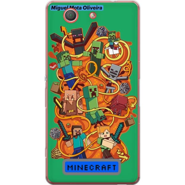 Sony Xperia Z3 Compact Gjennomsiktig deksel Minecraft