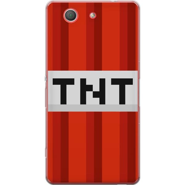 Sony Xperia Z3 Compact Läpinäkyvä kuori Minecraft TNT