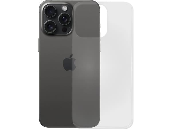 PEDEA 50160976, Suojus, Apple, iPhone 15 Pro, 15,5 cm (6.1"), Läpinäkyvä