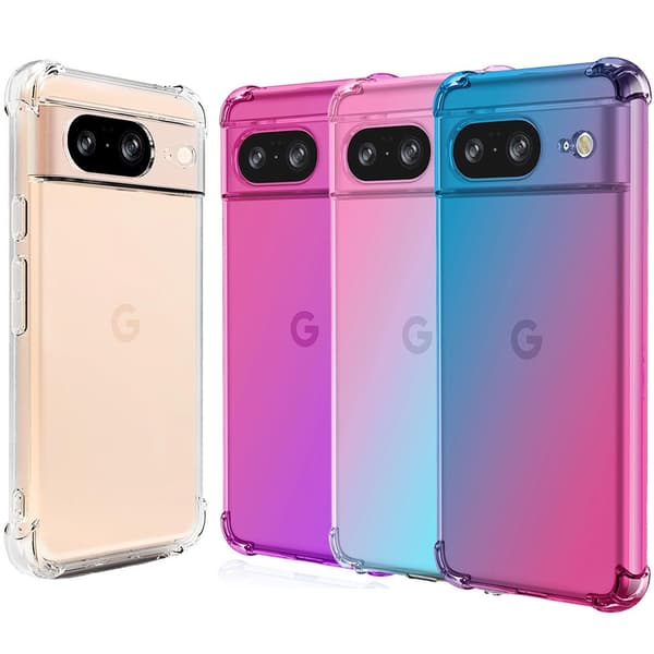 Google Pixel 8 - Flexibelt Skyddsskal i Silikon för Bättre Grepp
