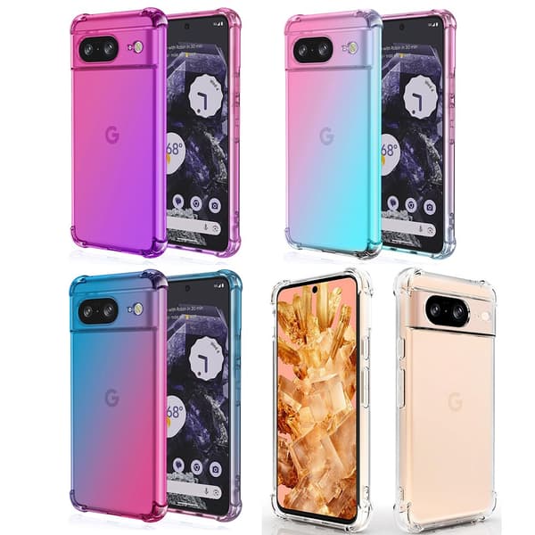 Google Pixel 9 - Reptåligt och Transparent Silikon Skal