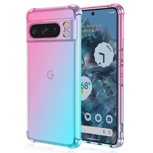 Google Pixel 9 Pro - Reptåligt Transparent Silikon Skal