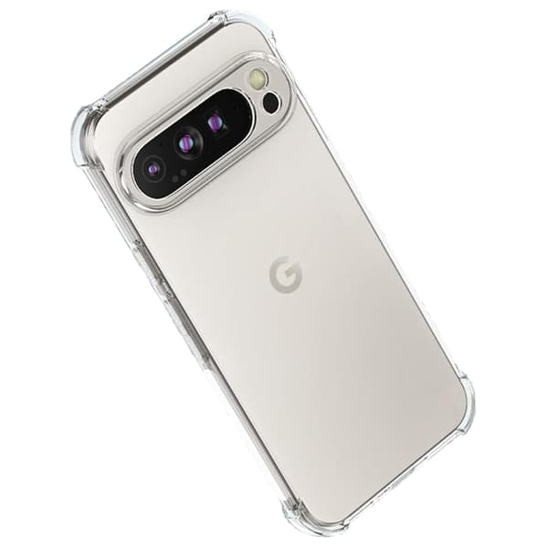Google Pixel 9 Pro - Reptåligt Transparent Silikon Skal