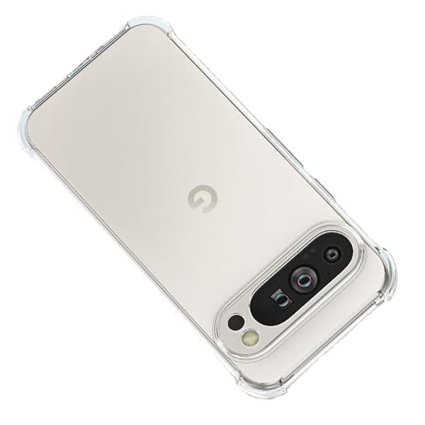 Google Pixel 9 Pro - Reptåligt Transparent Silikon Skal