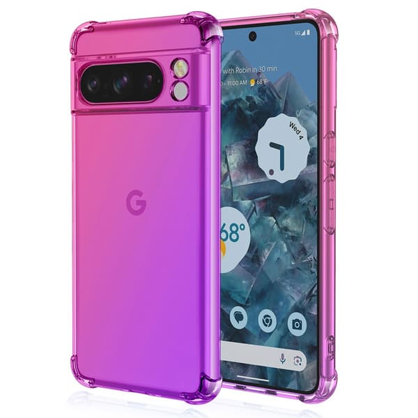 Google Pixel 9 Pro - Reptåligt Transparent Silikon Skal