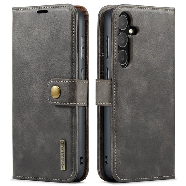 Galaxy S23 Plus - 2-i-1 Läderfodral i Retrodesign