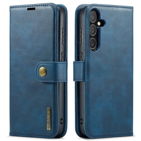 Galaxy S23 Plus - 2-i-1 Läderfodral i Retrodesign