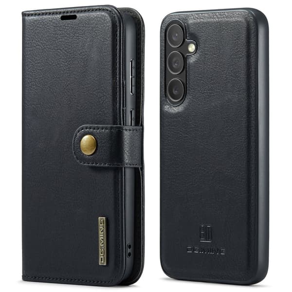 Galaxy S23 Plus - 2-i-1 Läderfodral i Retrodesign
