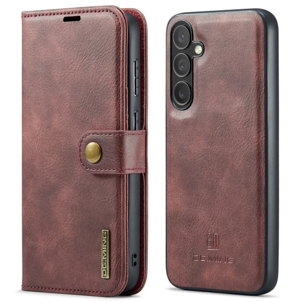Galaxy S23 Plus - 2-i-1 Läderfodral i Retrodesign