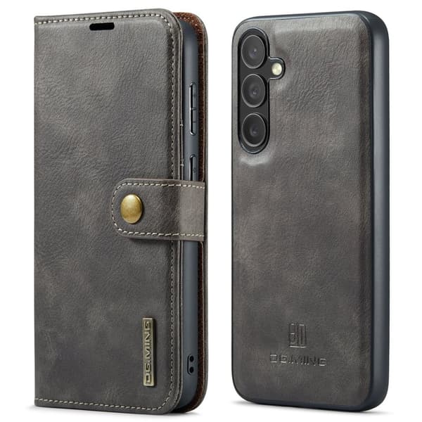 Galaxy S23 Plus - 2-i-1 Läderfodral i Retrodesign