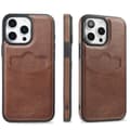 Miniatyrbild 5 av 11: iPhone 13 Pro - Slimmat Läderfodral med Kortfack & Skydd