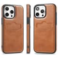 Miniatyrbild 3 av 11: iPhone 13 Pro - Slimmat Läderfodral med Kortfack & Skydd
