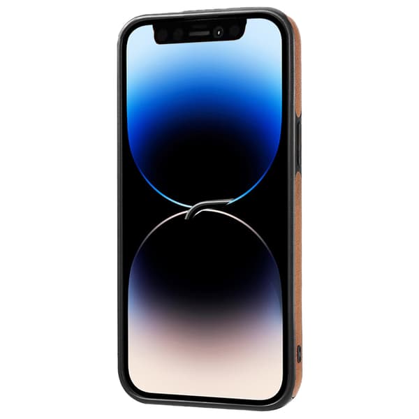 iPhone 13 Pro - Slimmat Läderfodral med Kortfack & Skydd
