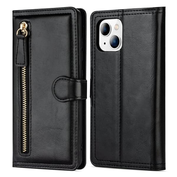 iPhone 13 - Lyxigt Wallet Case med Kort- & Myntfack