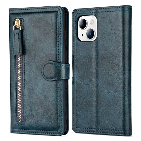 iPhone 13 - Lyxigt Wallet Case med Kort- & Myntfack