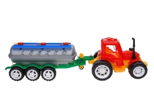 Traktor med släp