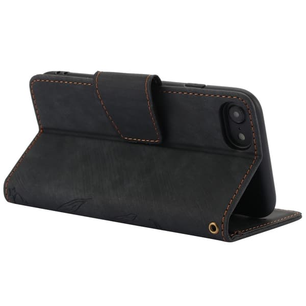 Til iPhone 16e Etui Sommerfugl Blomst Ridsefast Telefoncover