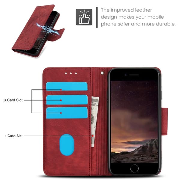 Til iPhone 16e Etui Sommerfugl Blomst Ridsefast Telefoncover