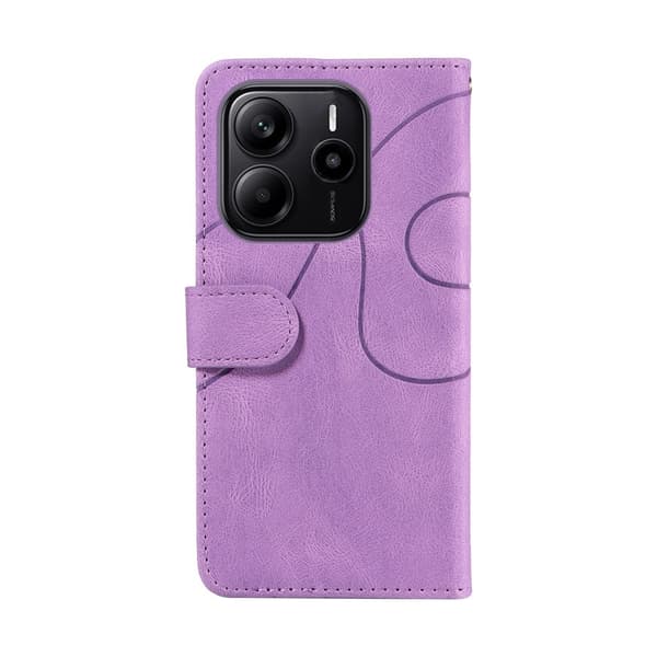 Til Xiaomi Redmi Note 14 4G KT-serie-1 dobbeltfarve tegnebog