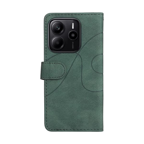 Til Xiaomi Redmi Note 14 4G KT-serie-1 dobbeltfarve tegnebog