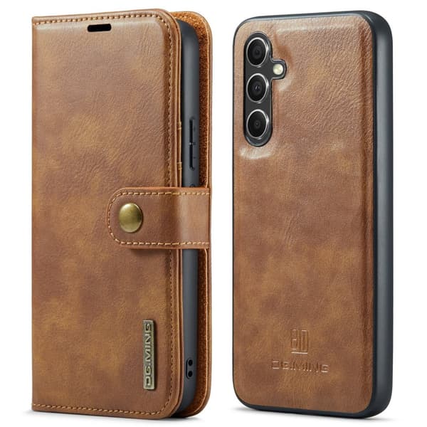 Samsung Galaxy A55 5G - Retro Plånboksfodral med Magnetisk Design