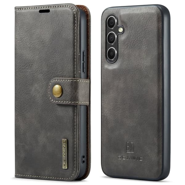 Samsung Galaxy A55 5G - Retro Plånboksfodral med Magnetisk Design