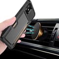 Miniatyrbild 5 av 10: iPhone 12/12 Pro - Minimalistiskt Kortfodral med Fullt Skydd