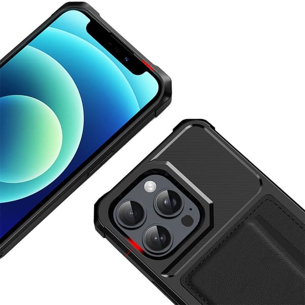iPhone 13 Pro Max Plånboksfodral - Tunn, Stötsäker & Praktis