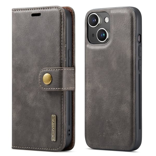 iPhone 12 / 12 Pro - Premium Plånboksfodral med Retrolook