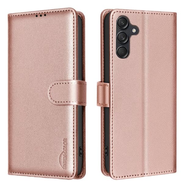 Galaxy A54 5G - RFID-blockerande Fodral med Kickstand Roséguld