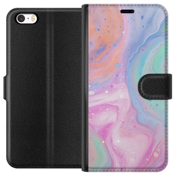 Apple iPhone 5 Lommeboketui Pastellmarmor