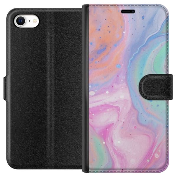 Apple iPhone 6 Tegnebogsetui Pastelmarmor