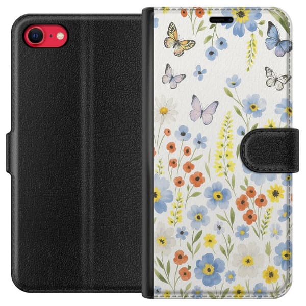 Apple iPhone 7 Lommeboketui Sommerblomster