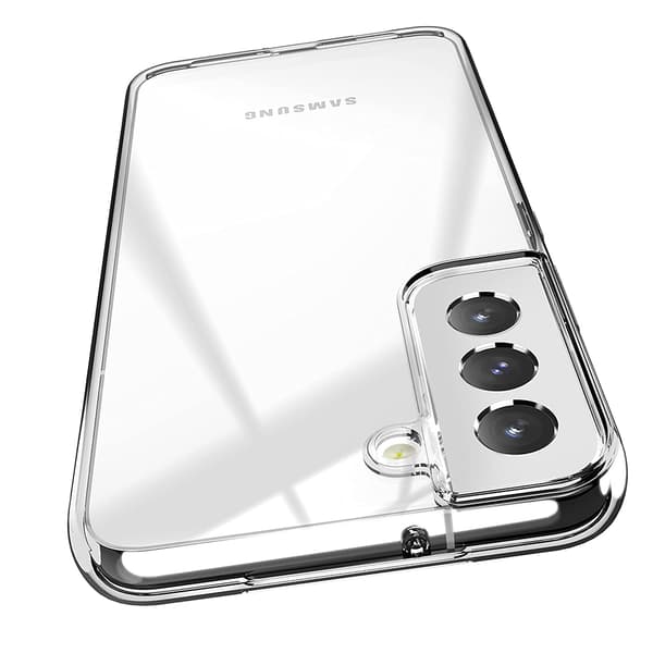 Samsung Galaxy S25 - Stötsäkert Silikonskal i Transparent Design