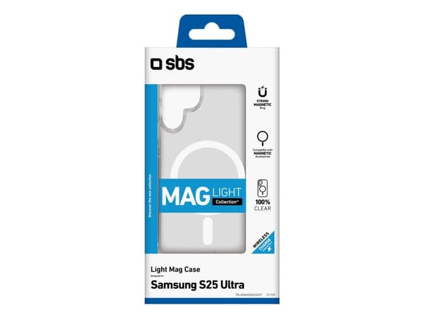 SBS TELIGMAGSAS25UT, Etui, Samsung, Galaxy S25 Ultra, 17,5 cm (6.9"), Gjennomsiktig