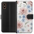 Miniatyrbilde 1 av 3: Apple iPhone XS Max Lommeboketui Romantiske blomster