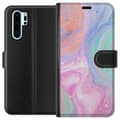 Miniatyrbillede 1 af 3: Huawei P30 Pro Tegnebogsetui Pastelmarmor