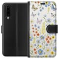 Pikkukuva 1 / 3: Huawei P30 Lompakkokotelo Kesäkukat