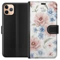 Miniatyrbilde 1 av 3: Apple iPhone 11 Pro Max Lommeboketui Romantiske blomster