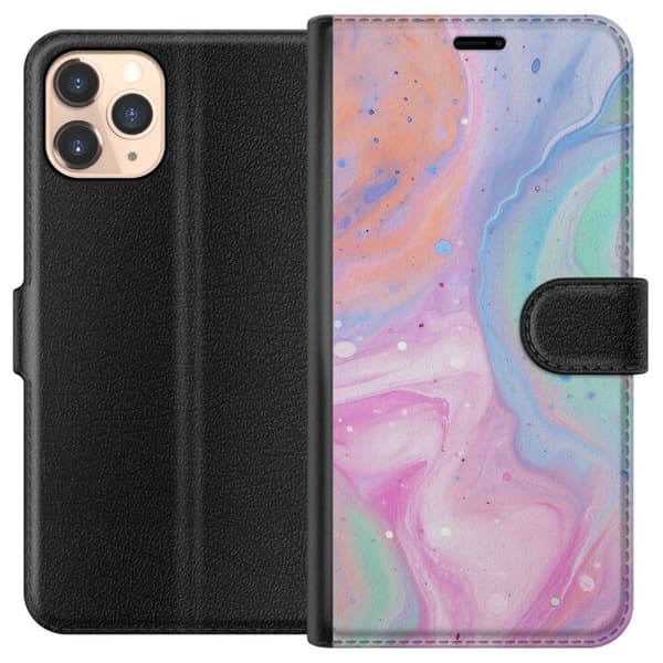 Apple iPhone 11 Pro Tegnebogsetui Pastelmarmor