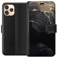 Miniatyrbillede 1 af 3: Apple iPhone 11 Pro Tegnebogsetui Sort guld abstrakt