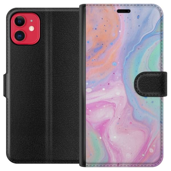 Apple iPhone 11 Plånboksfodral Pastellmarmor