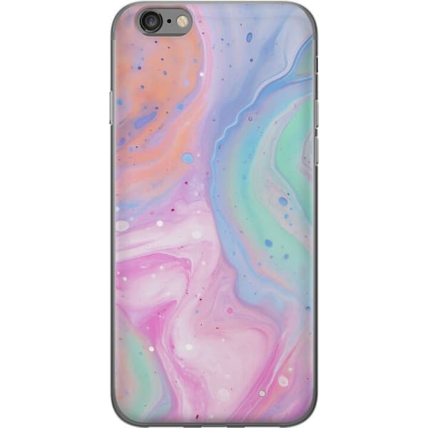 Apple iPhone 6 Gennemsigtig cover Pastelmarmor
