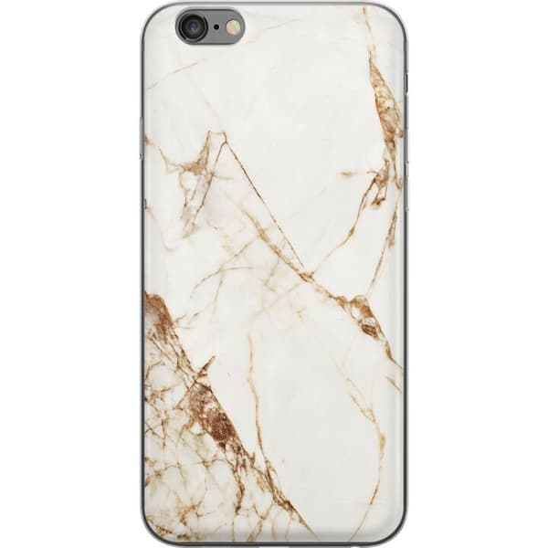 Apple iPhone 6 Plus Genomskinligt Skal Vit marmor