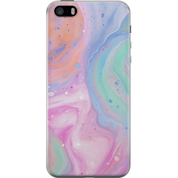 Apple iPhone 5s Gennemsigtig cover Pastelmarmor