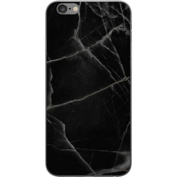 Apple iPhone 6s Plus Läpinäkyvä kuori Musta marmori