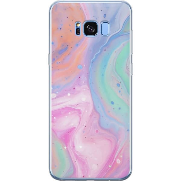Samsung Galaxy S8+ Gjennomsiktig deksel Pastellmarmor