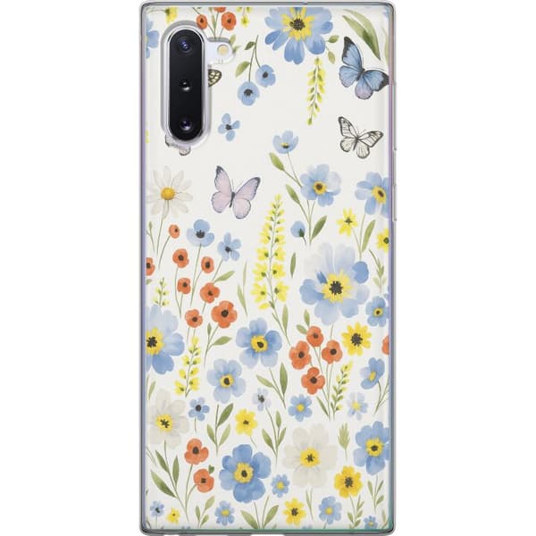 Samsung Galaxy Note10 Genomskinligt Skal Sommarblommor